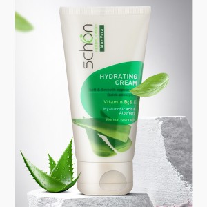 کرم آبرسان صورت شون مدل Aloe Vera حاوی عصاره آلوئه‌ورا و هیالورونیک اسید مناسب پوست‌های نرمال تا خشک حجم 50ml