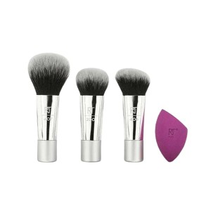 ست براش و پد آرایشی مسافرتی ریل تکنیک مدل Sparkle On-The-Go لیمیتد ادیشن بسته ۴ عددی