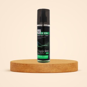 بادی اسپلش خوشبوکننده و آبرسان بدن مردانه مای مدل Magician Winner’s Choice با رایحه خنک و چوبی حجم 220ml