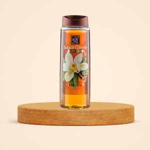 شامپو بدن خوشبوکننده و نرم‌کننده مای مدل Sugar Candy با رایحه شیرین آب‌نباتی حجم 420ml