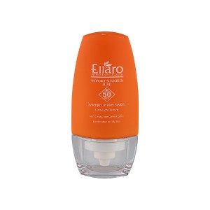 فلوئید ضدآفتاب بی‌رنگ الارو مدل Mega Hydra Booster SPF50 آبرسان و کنترل‌کننده چربی مناسب پوست‌های چرب و مختلط حجم 50ml