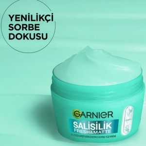 ژل کرم آبرسان و مات‌کننده گارنیر مدل Salicylic Fresh & Matte حجم ۸۵ میل