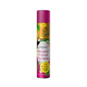 شامپو خشک حجم‌دهنده و طراوت‌بخش اوربن کر مدل Hawaiian Monoi Paradise با رایحه استوایی حجم ۲۰۰ میل