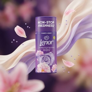 خوشبوکننده لباس لنور مدل Exotic Bloom and Moonlight Lily با رایحه شکوفه‌های استوایی و گل سوسن وزن ۱۵۵ گرم