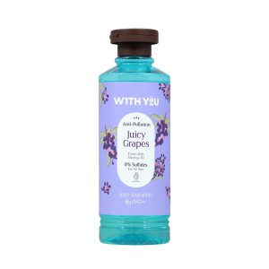 شامپو روزانه درخشان‌کننده و تقویت‌کننده ویت یو مدل Juicy Grapes مناسب انواع مو حجم ۳۰۰ میل