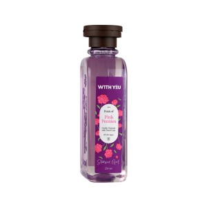 شامپو بدن آبرسان و نرم‌کننده ویت یو مدل Pink Peonies با عصاره گل صدتومانی صورتی حجم ۲۵۰ میل
