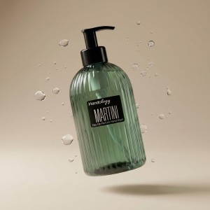 مایع دستشویی مرطوب‌کننده و معطر هندولوژی مدل Martini با رایحه خنک و باطراوت آروماتیک گیاهی وزن ۴۸۰ گرم