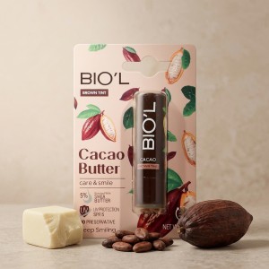 بالم لب مرطوب‌کننده بیول مدل Cacao Butter ترمیم‌کننده با عصاره کره کاکائو وزن ۴ گرم