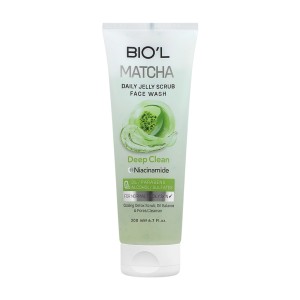 ژل شستشوی صورت بیول مدل Matcha  کنترل‌کننده چربی و سم‌زدای مناسب پوست معمولی تا چرب حجم ۲۰۰ میل