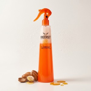 اسپری دوفاز مو ردیست مدل Argan Oil تغذیه‌کننده با روغن آرگان خالص و براق‌کننده ابریشمی حجم ۴۰۰ میل