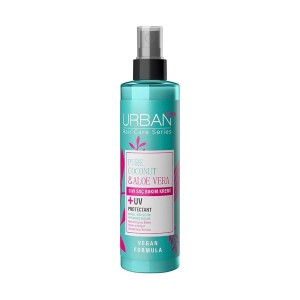 اسپری نرم کننده و آبرسان مو اوربن کر مدل Pure Coconut and Aloe Vera مناسب موهای رنگ شده حجم ۲۰۰ میل