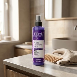 Urban Care Purple Treatment Hair Spray اسپری درمانی دوفاز بدون نیاز به آبکشی
