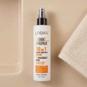 اسپری ترمیم کننده مو اوربن کر مدل Repair Treatment 10 in 1 مناسب موهای خشک و آسیب دیده حجم ۲۰۰ میل