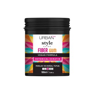 کرم مو اوربن کر مدل FIBER GUM با کراتین گیاهی و قدرت نگهداری انعطاف‌پذیر حجم ۱۰۰ میل