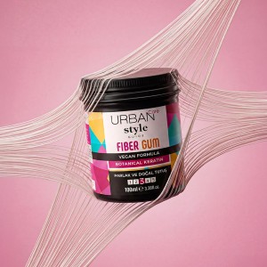 کرم مو اوربن کر مدل FIBER GUM با کراتین گیاهی و قدرت نگهداری انعطاف‌پذیر حجم ۱۰۰ میل