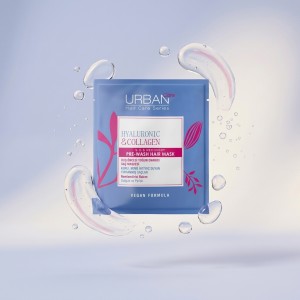 ماسک مو اوربن کر مدل HYALURONIC&COLLAGEN ترمیمی پیش از حمام مناسب موهای خشک حجم ۵۰ میل