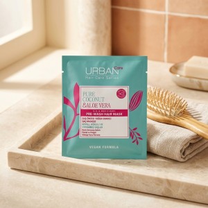 ماسک مو اوربن کر با فیلتر UV محافظ رنگ مو مدل PURE COCONUT & ALOE VERA
