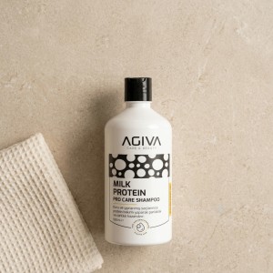 شامپو agiva مدل MILK PROTEIN فاقد سیلیکون مناسب استفاده روزانه