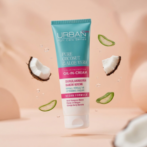 کرم مو اوربن کر مدل PURE COCONUT & ALOE VERA بدون آبکشی مناسب موهای رنگ‌شده حجم ۱۵۰ میل