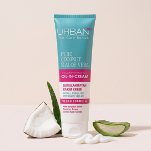 Urban Care Pure Coconut & Aloe Vera کرم مو محافظت رنگ با فیلتر UV