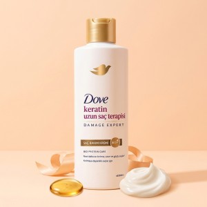 DOVE keratin hair cream مراقبت تخصصی موهای شکننده و بلند