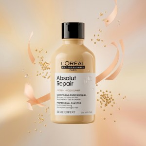 شامپو برای موهای خشک و آسیب دیده لورآل Absolut Repair، بازسازی ساختار تار مو از درون