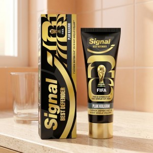 خمیر دندان سیگنال مدل BEST DEFENDER FIFA سفیدکننده و ضد پلاک حجم ۷۰ میل