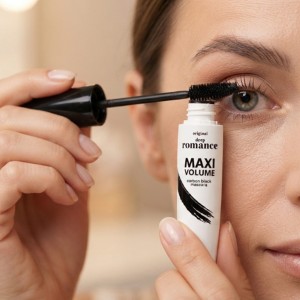 ریمل مشکی دیپ رومنس مدل Extra Class Maxi Volume با برس جداکننده مژه