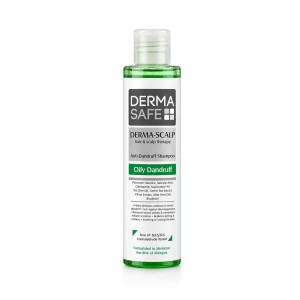 شامپو ضد شوره درماسیف مدل Derma Scalp Oily Dandruff مناسب مو و پوست سر چرب کنترل کننده سبوم حجم ۲۰۰ میل