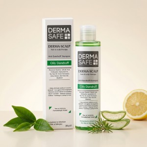 شامپو درماسیف Derma Scalp Oily Dandruff با Piroctone Olamine و Climbazole برای کنترل شوره