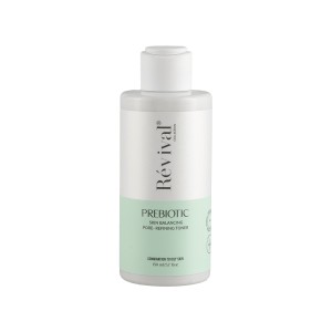 تونر صورت رویوال مدل Prebiotic پاک‌کننده منافذ و مات‌کننده مناسب پوست چرب حجم ۱۵۰ میل