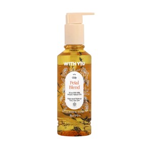 روغن پاک کننده آرایش ویت یو مدل Petal Blend تبدیل‌شونده به شیر مناسب آرایش ضد آب حجم ۲۰۰ میل