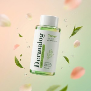 تونر پوست چرب درمالوگ مدل Facial Toner For Oily Skin کنترل سبوم و کاهش جوش حجم ۲۵۰ میل