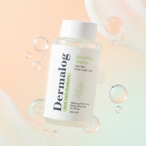 میسلار واتر پوست چرب درمالوگ مدل Oily Skin تنظیم‌کننده سبوم بدون نیاز به آبکشی حجم ۲۵۰ میل
