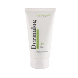 ژل شستشو صورت درمالوگ مدل Facial Deep Cleansing Gel For Oily Skin فاقد صابون و پارابن مناسب پوست چرب حجم ۱۵۰ میل