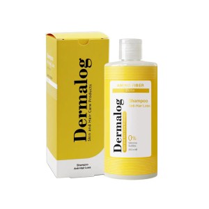 شامپو ضد ریزش درمالوگ مدل AMINO FIBRE Biotin بیوتین و آمینو فیبر فاقد سولفات حجم ۳۵۰ میل