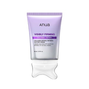 کرم لیفتینگ آنوا مدل Collagen Retinol Refining Gua Sha Cream با اپلیکاتور گواشای یکپارچه حجم ۸۰ میل