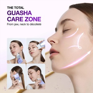 کرم لیفتینگ آنوا با اپلیکاتور گواشای یکپارچه، ضد پیری و زاویه‌ساز صورت و گردن