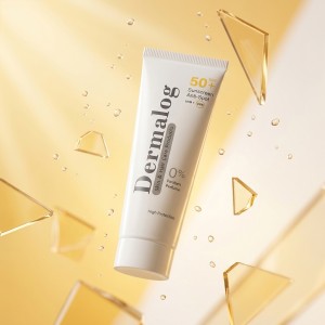 کرم ضد آفتاب و ضد لک بی رنگ درمالوگ مدل Anti-Spot SPF50 روشن کننده و محافظ پوست حجم ۵۰ میل