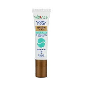 کرم ژل دور چشم سولس مدل COOLING EYE GEL با رتینول فعال و آلوئه‌ورای تازه حجم ۱۵ میل