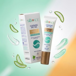 خرید کرم دور چشم سولس مدل COOLING EYE GEL ضد پف و تیرگی با آلوئه‌ورای تازه
