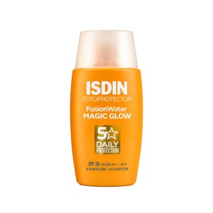 ضد آفتاب رنگی و درخشان کننده ایزدین مدل Fusion Water Magic Glow SPF30 حجم ۵۰ میل