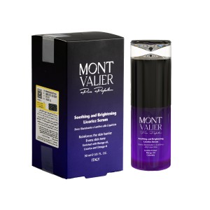 سرم تسکین دهنده و روشن کننده مونت ولیر مدل Soothing and Brightening Licorice Serum یکدست کننده رنگ پوست حجم ۳۰ میل