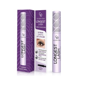 ریمل گلدن رز مدل LONGEST LASH با فرمول تیوپی و پاک‌شدن با آب گرم حجم ۹ میل