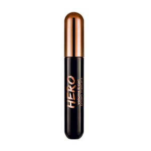 ریمل قهوه ای فلورمار مدل HERO volume&curl با برس ساعت‌شنی و فرمول بادوام حجم ۱۰ میل