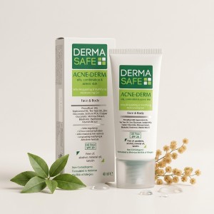 ژل مات‌کننده پوست مختلط درماسیف مدل ACNE-DERM