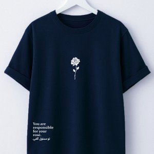 تیشرت پناه با طرح نوشتاری