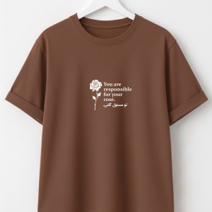 تیشرت پناه با طرح نوشتاری