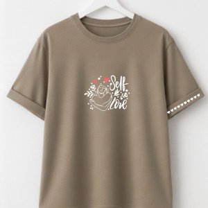 تیشرت پناه با طرح نوشتاری