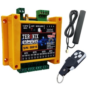 کنترلر سیم کارتی 4 رله + ریموت